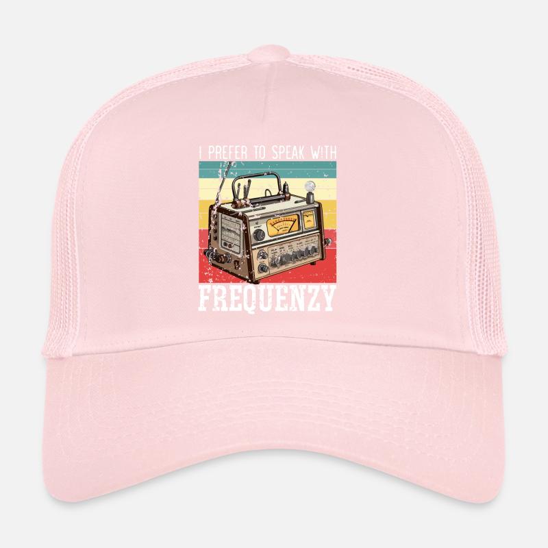 Ham Radio Operator Morse Code Radioactivity Trucker Cap