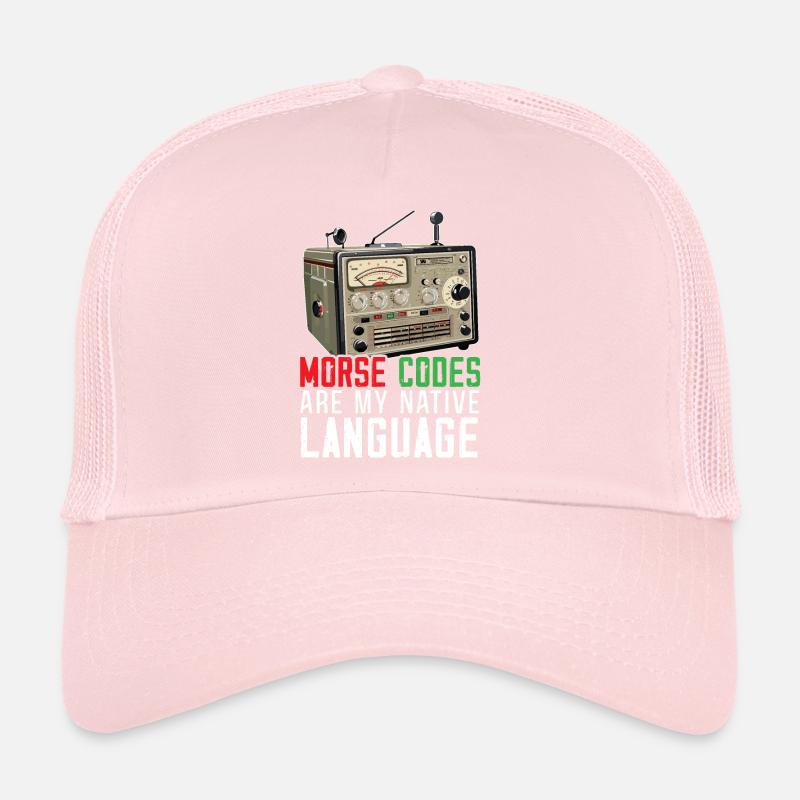 Ham Radio Operator Morse Code Radioactivity Trucker Cap
