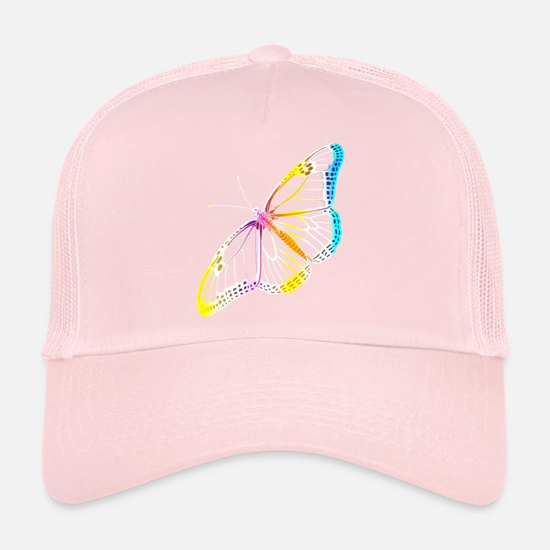 Papillon Papillon Monarque Printemps Cadeau coloré Casquette trucker 