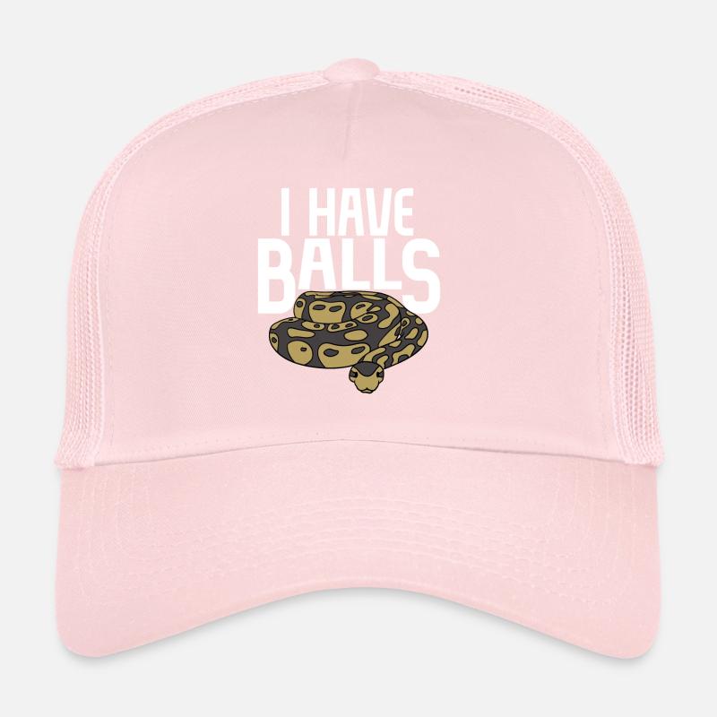 Serpent python boule Casquette trucker 