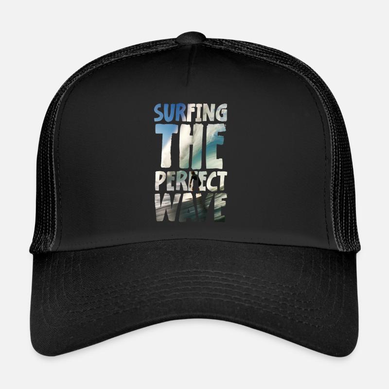 Surfing The Perfect Wave Trucker Cap