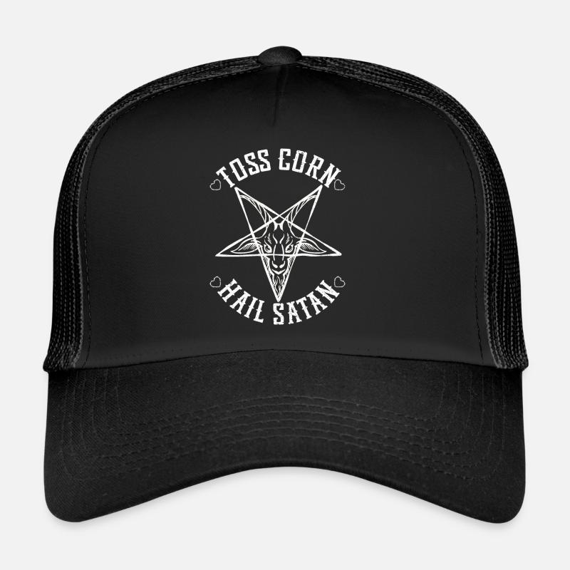Drôle de trou de maïs Cornhole Casquette trucker 