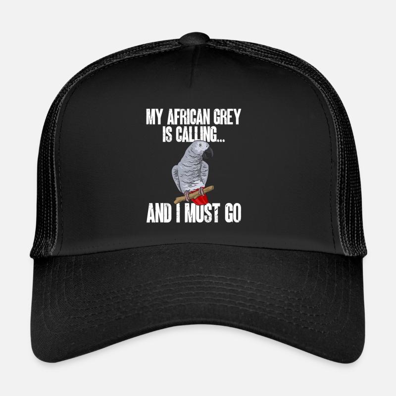 Graupapagei Perroquet gris d’Afrique Papagei Casquette trucker 