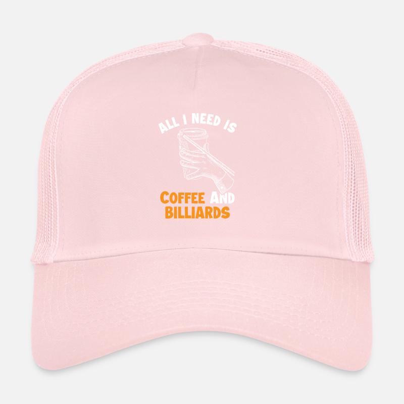 Café et billard Billards Snooker Casquette trucker 
