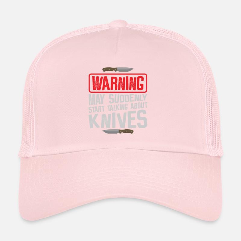 Couteaux auto-forgeant forge en acier damassé Casquette trucker 