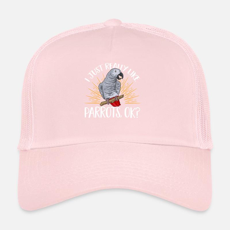 Graupapagei Perroquet gris d’Afrique Papagei Casquette trucker 