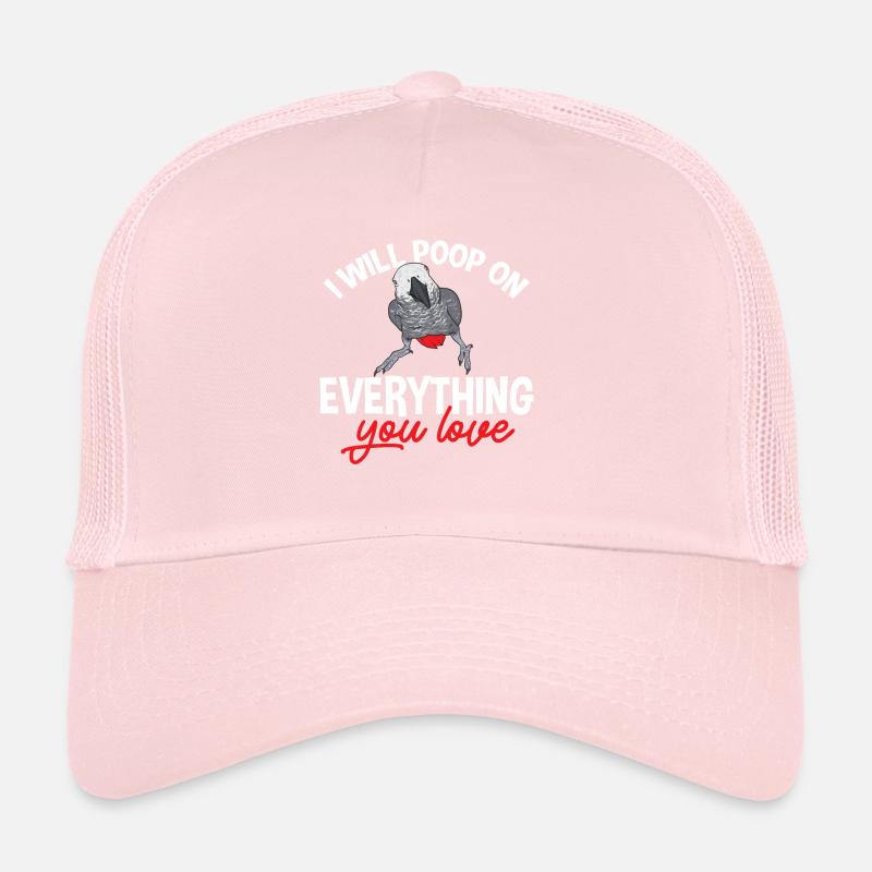 Graupapagei Perroquet gris d’Afrique Papagei Casquette trucker 