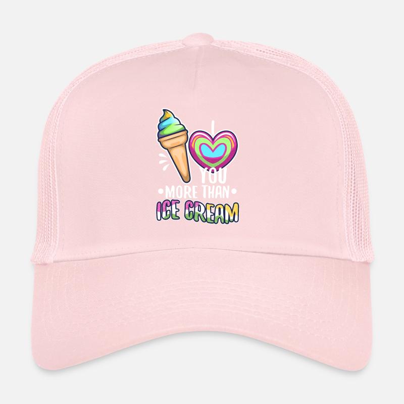 Je t’aime plus que de la crème glacée Casquette trucker 