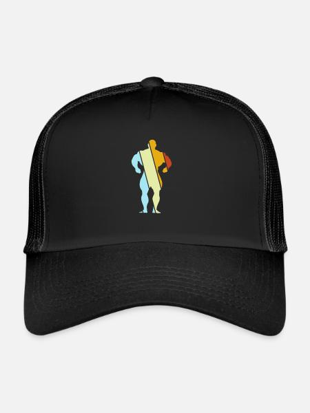 Bodybuilding Retro - Trucker Cap - black/black