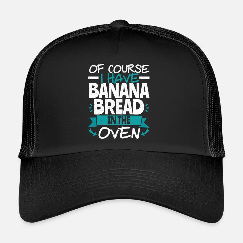 Banana Bread Baker Bakery Baking Chef Cook Food Trucker Cap