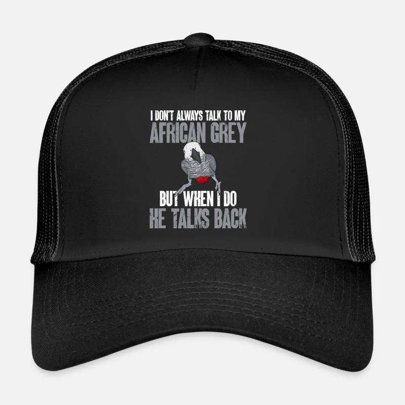 Graupapagei African Grey Parrot Papagei Trucker Cap