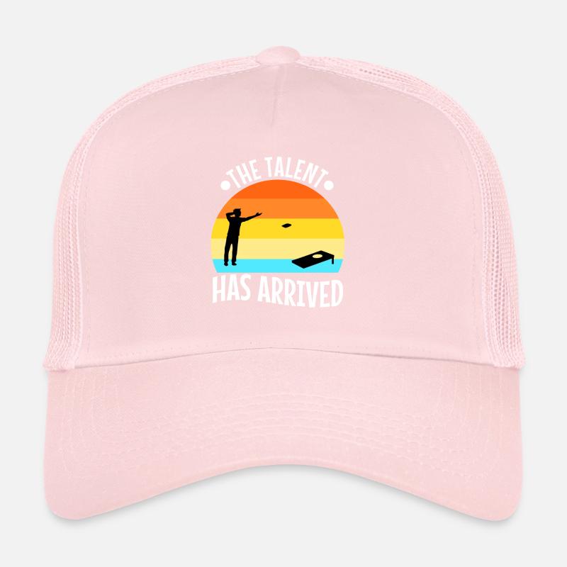 The Talent has arrived cornhole Trucker Cap