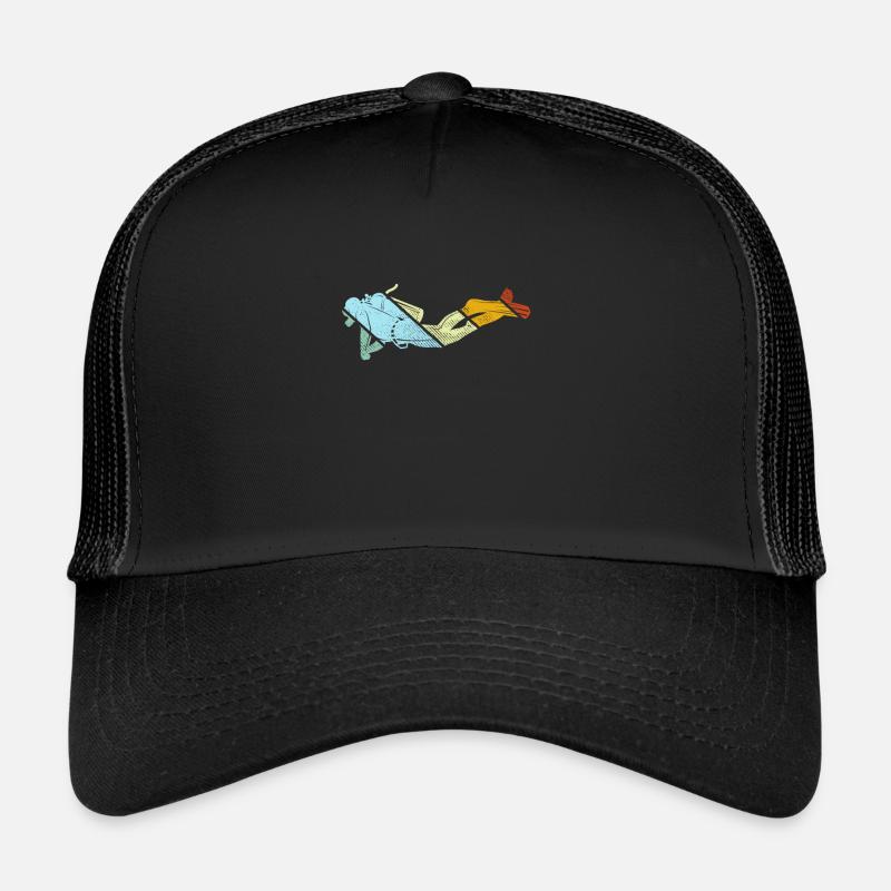 Diving Retro Trucker Cap