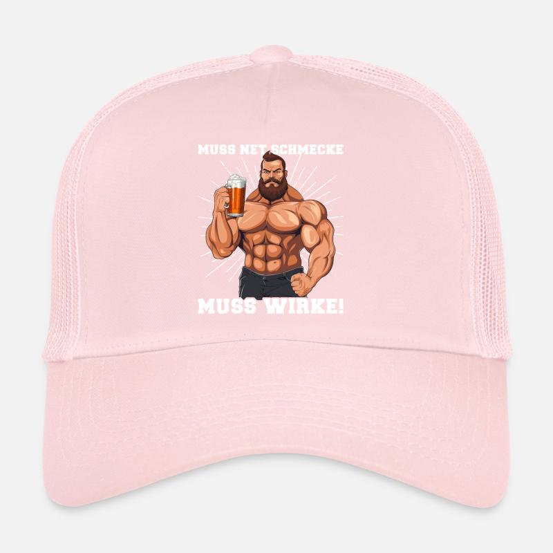Bodybuilder doit goûter net doit travailler Casquette trucker 