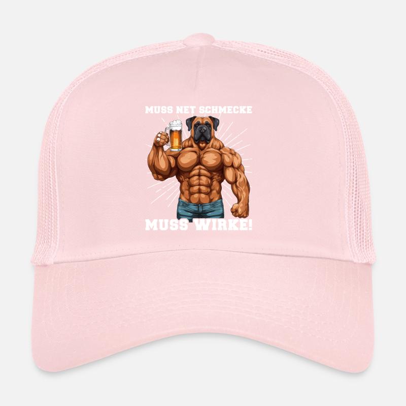Bodybuilder doit goûter net doit travailler Casquette trucker 