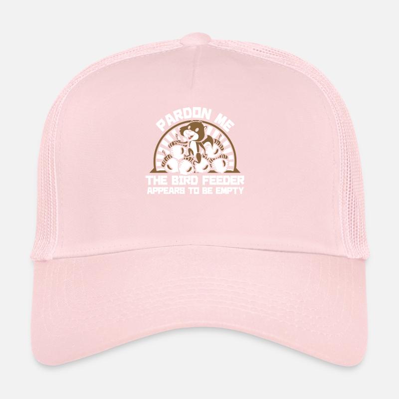 Bird Feeder Appears To Be Empty Fox Squirrel Trucker Cap