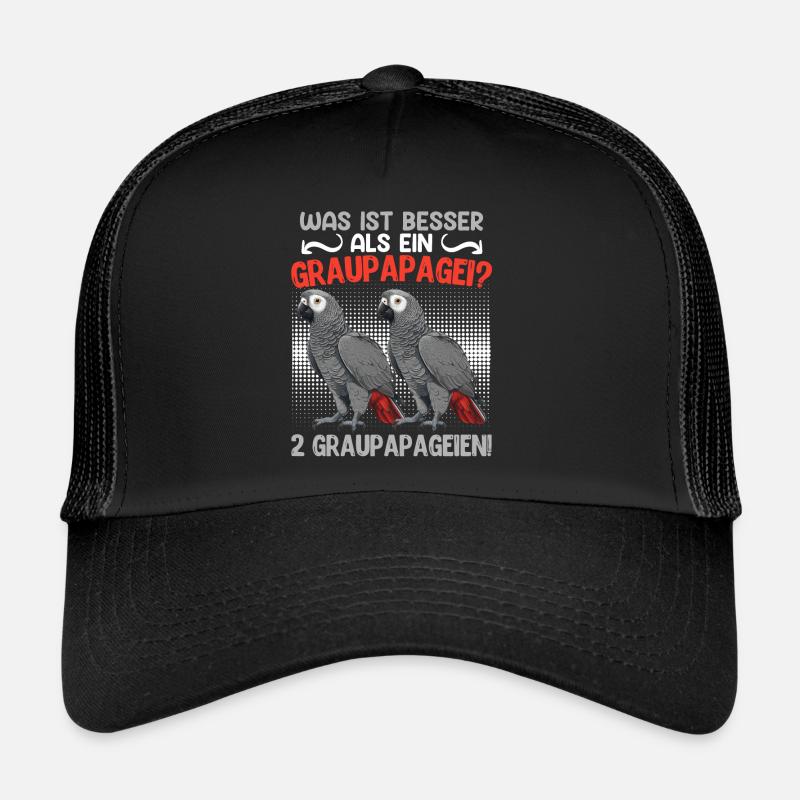 Papageien Was ist besser als ein Graupapagei Trucker Cap