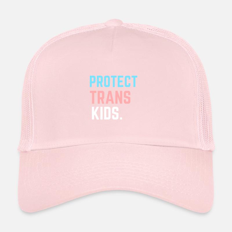Protect Trans Kids - Support LGBT Pride Month Gift Trucker Cap