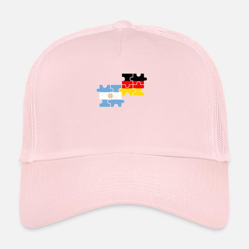 Argentine Allemagne Drapeau Argentin Casquette trucker 