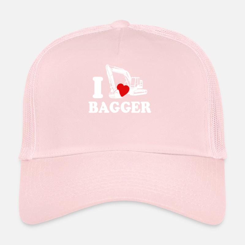 Baggerfahrer Ich Liebe Bagger Trucker Cap