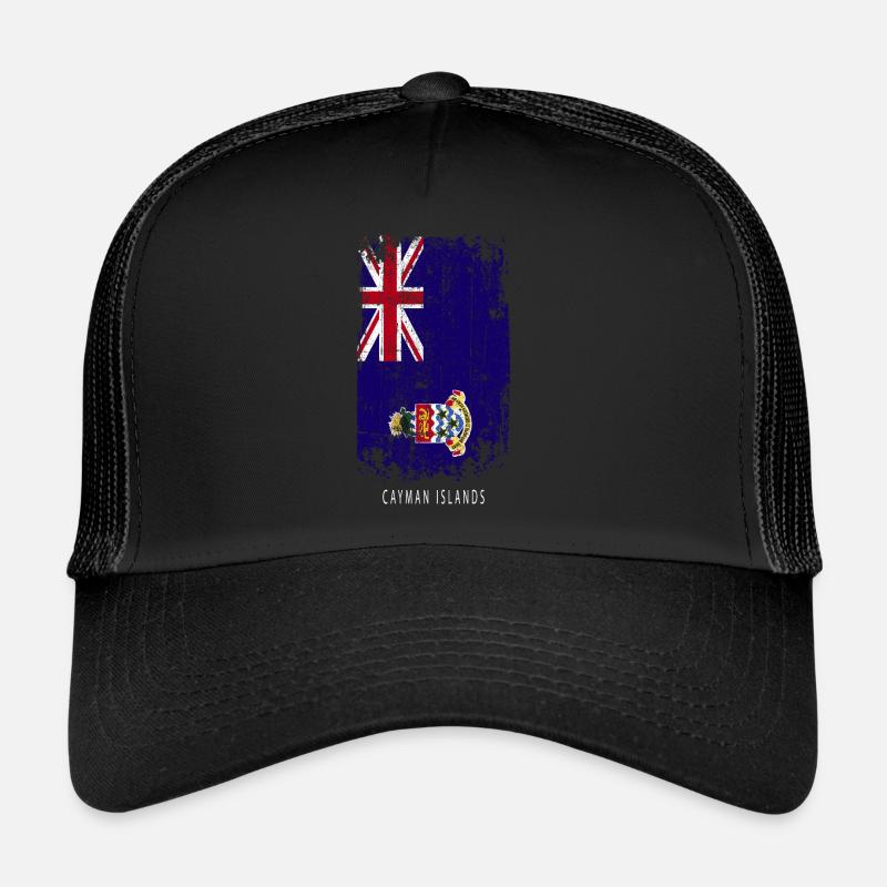 Souvenir avec le drapeau du pays des îles Caïmans Casquette trucker 