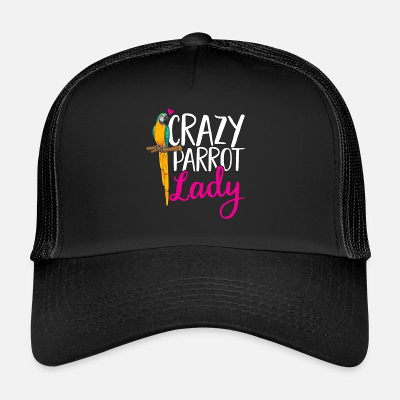 Ara à poitrine jaune, perroquet, bleu et ara, jaune Casquette trucker 