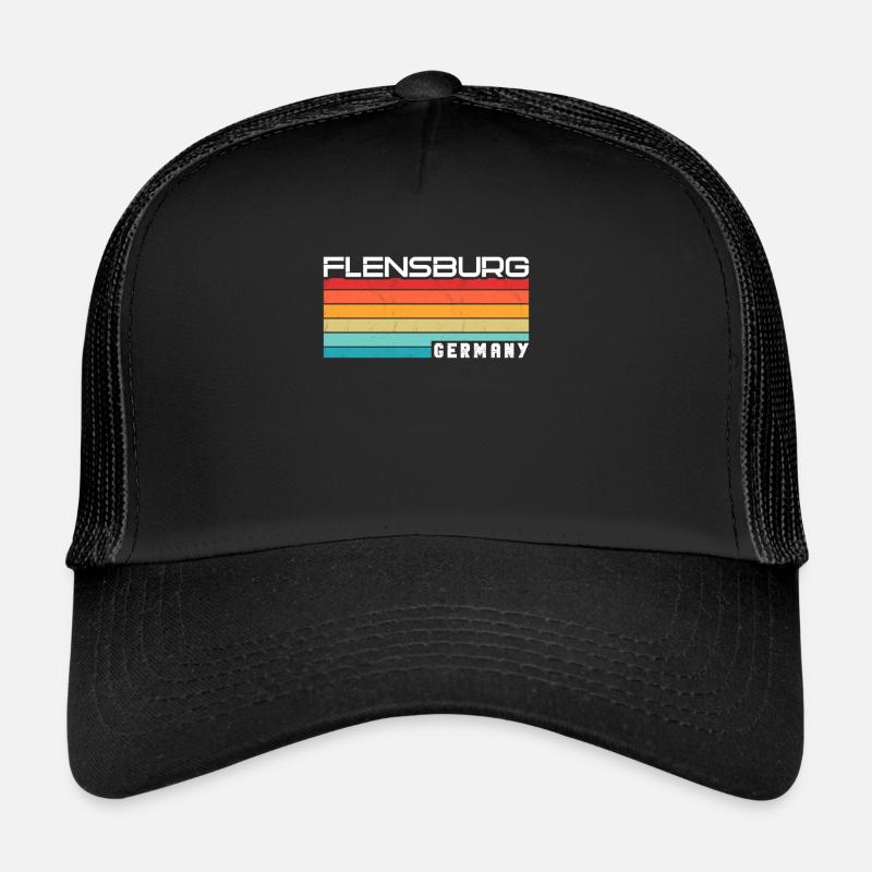 Flensburgerin Flensburg Ville de Flensburg Casquette trucker 