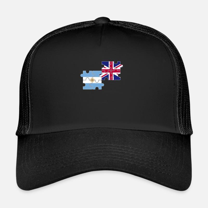 Argentine Drapeau du Royaume-Uni Argentine Casquette trucker 