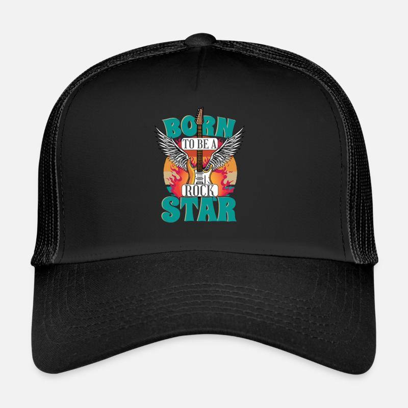 Né pour être une rock star Casquette trucker 