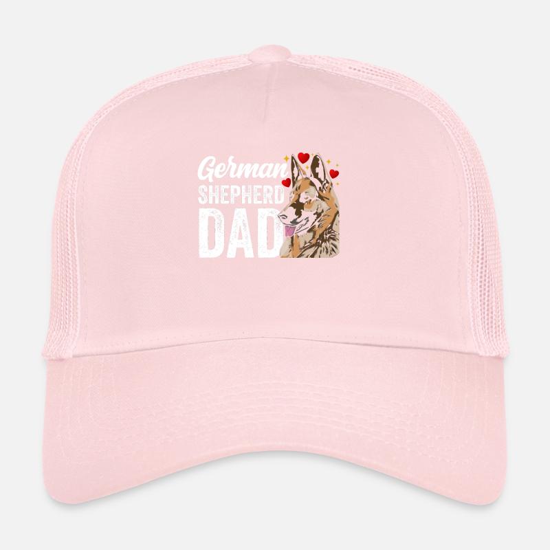 Deutscher Schäferhund Papa Süß Haustier Liebhaber Trucker Cap