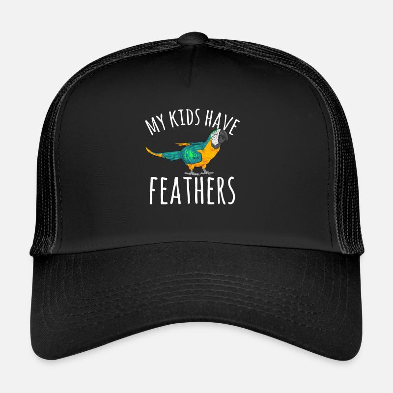 Ara à poitrine jaune Perroquet bleu et ara jaune Casquette trucker 