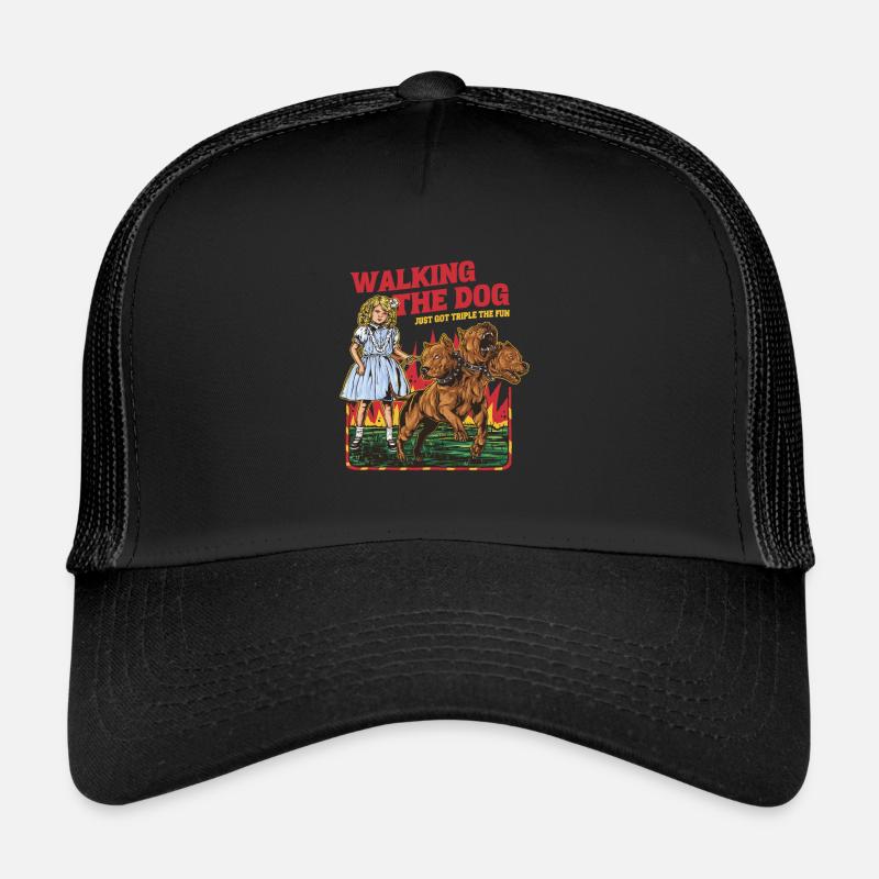 Höllenhunde - Trucker Cap - Schwarz/Schwarz