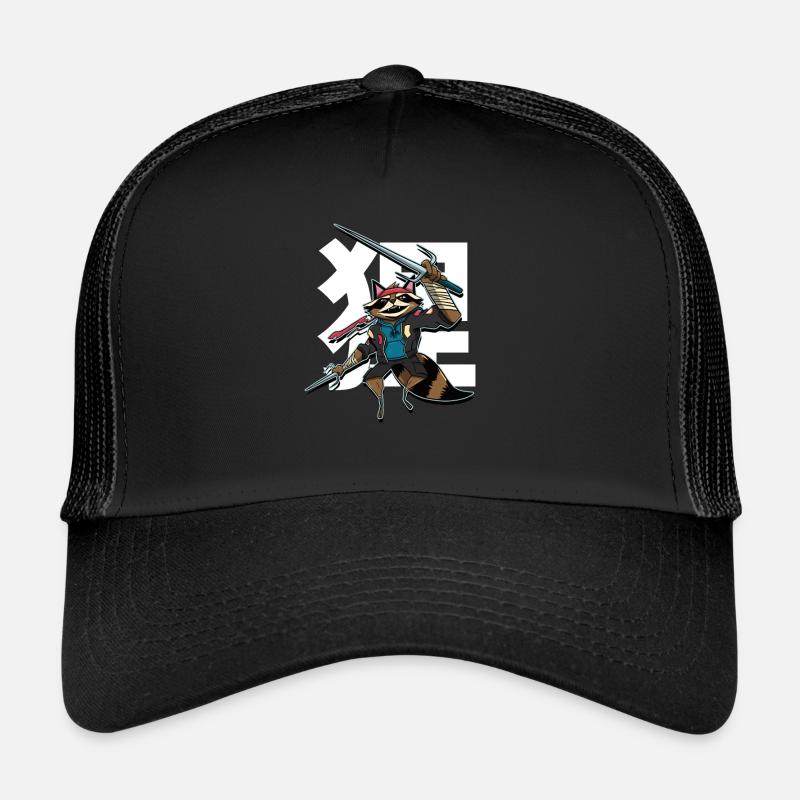 Raton laveur samouraï Casquette trucker 