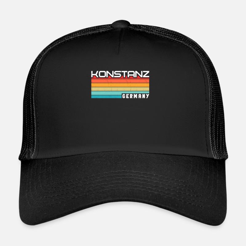Konstanz Konstanzerin Konstanzer Stadt Konstanz - Trucker Cap - Schwarz/Schwarz