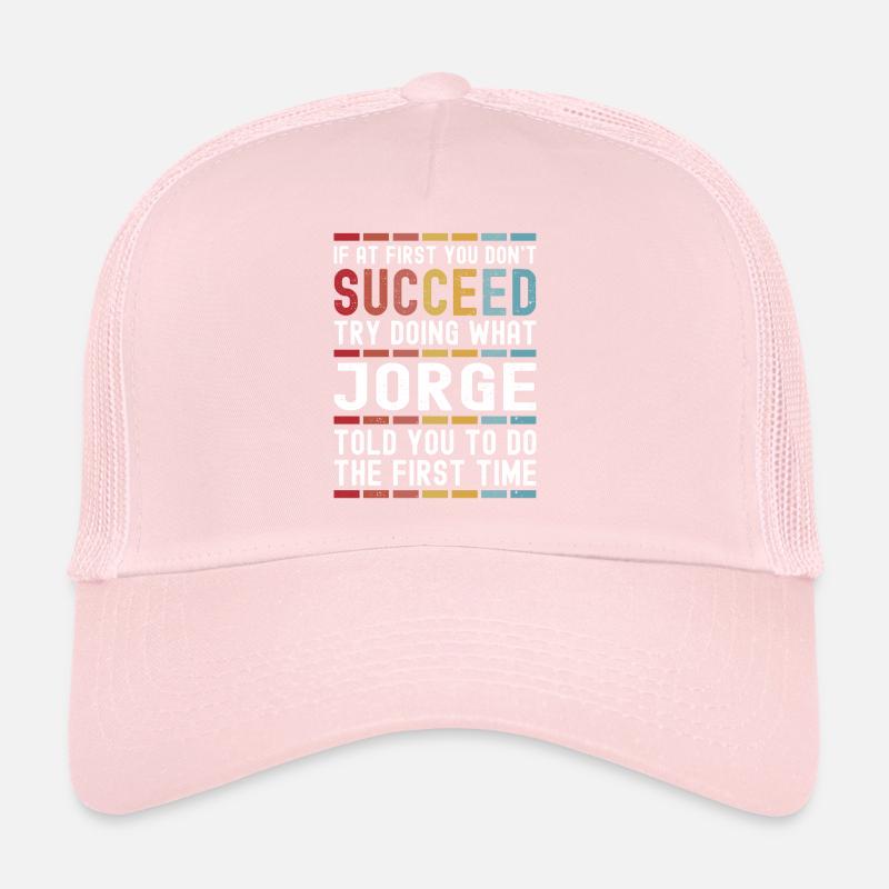 Jorge Name Personalized Funny Birthday Christmas Trucker Cap