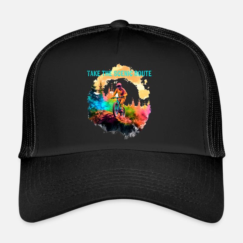Mountain Bike Trucker Cap
