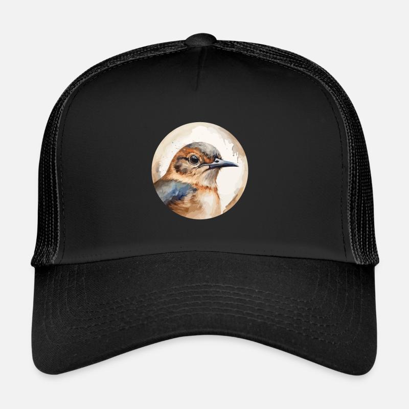 Zaunkönig - Trucker Cap - Schwarz/Schwarz