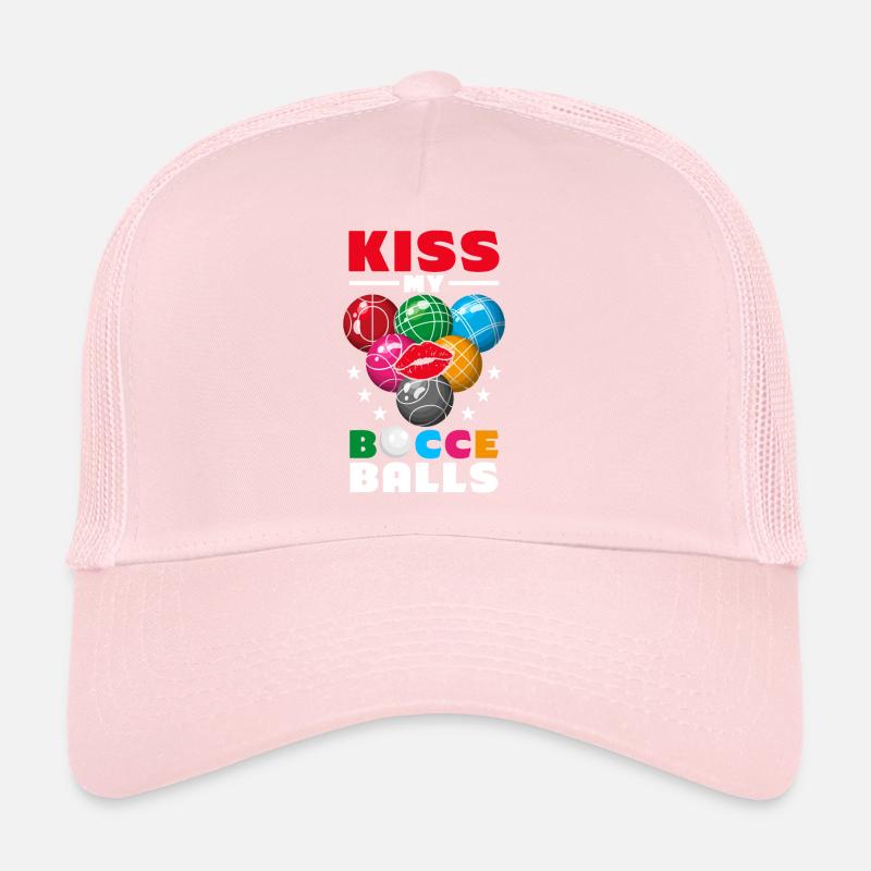 Funny bocce player Trucker Cap