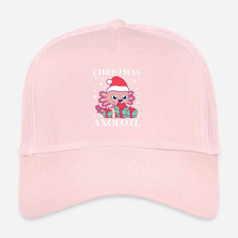 Axolotl Funny Mexican Salamander Axolotl Trucker Cap