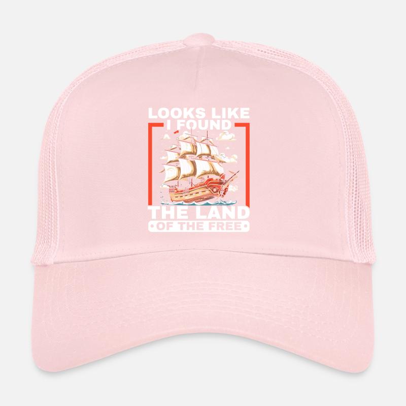 Christopher Columbus Italian American Columbus Day Trucker Cap