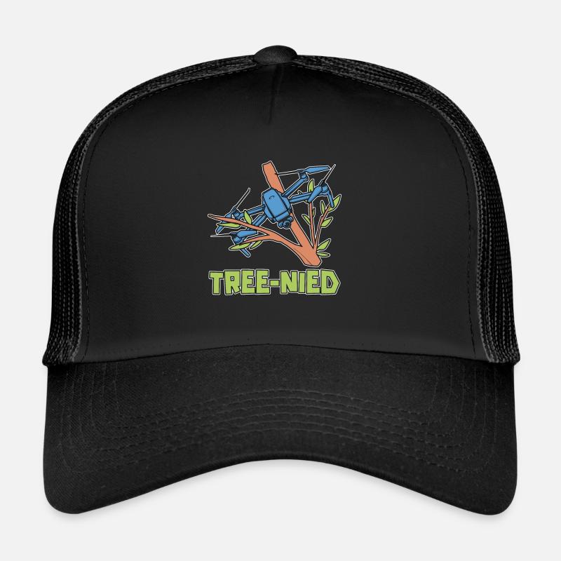 Drone Racing Tree-Nied Racing Machine Drone Racer Trucker Cap
