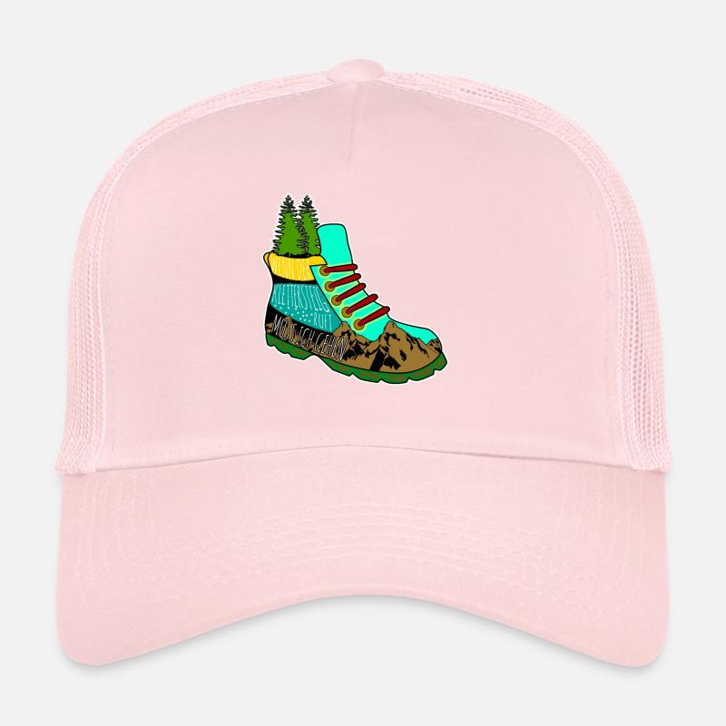 via ferrata mountain hiking mountain hiking Trucker Cap