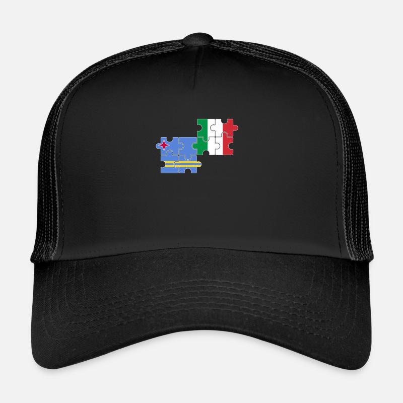 Aruba Italie Drapeau Aruban Casquette trucker 