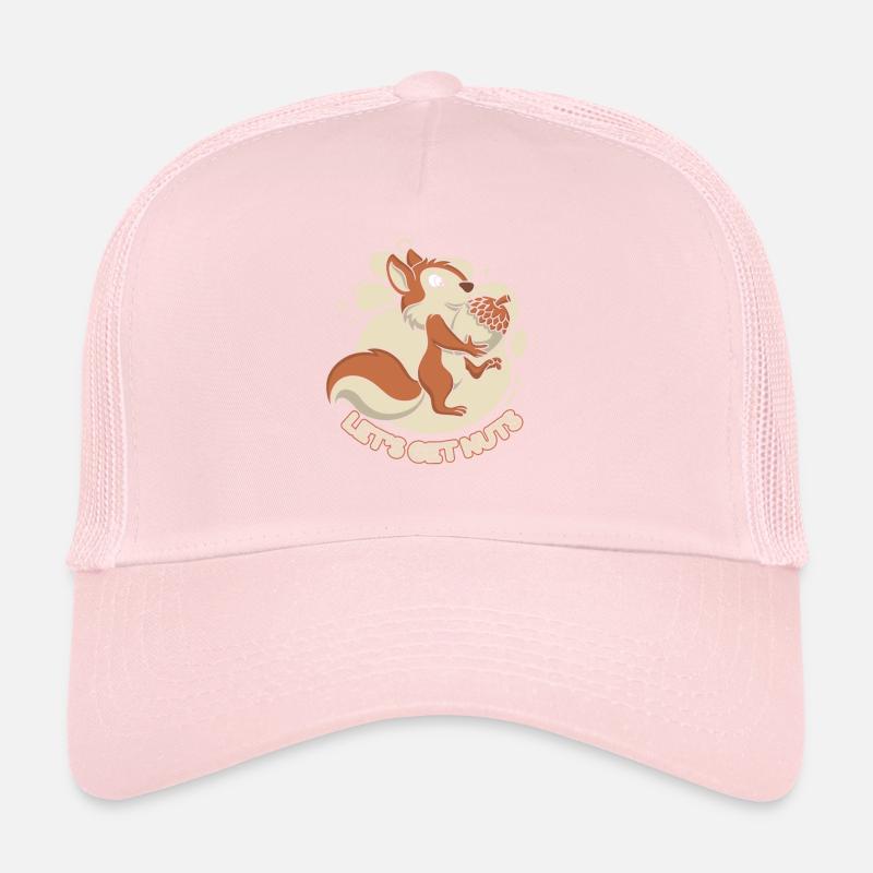 Let's Get Nuts Squirrel Fox Squirrel Squirrel Trucker Cap