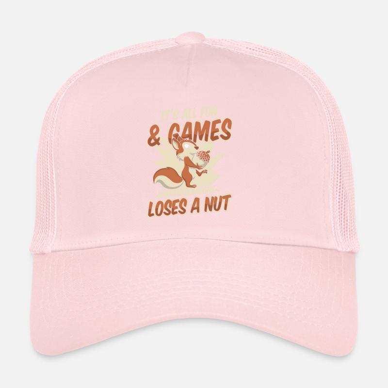 Until Someone Loses A Nut Grauhörnchen Squirrel Trucker Cap