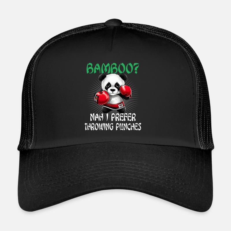 Panda Boxer Boxender Pandabär Trucker Cap