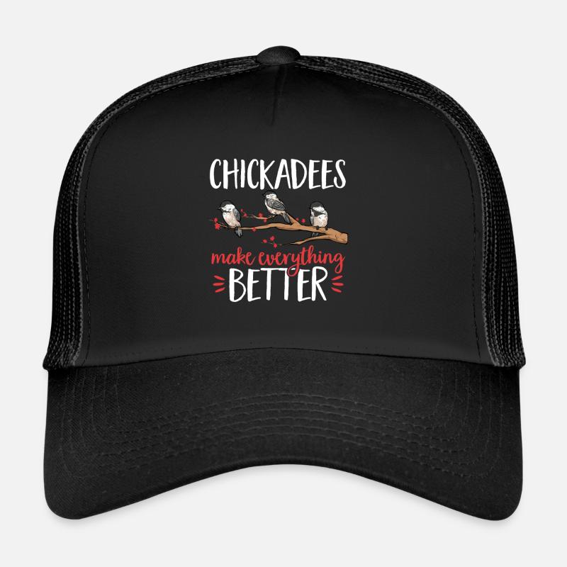 Meise Vogel Chickadee Vogelbeobachtung Trucker Cap