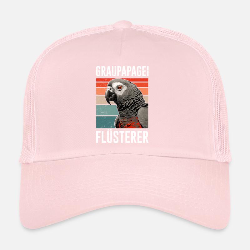 Grau Papagei Flüsterer African Grey Whisperer Trucker Cap