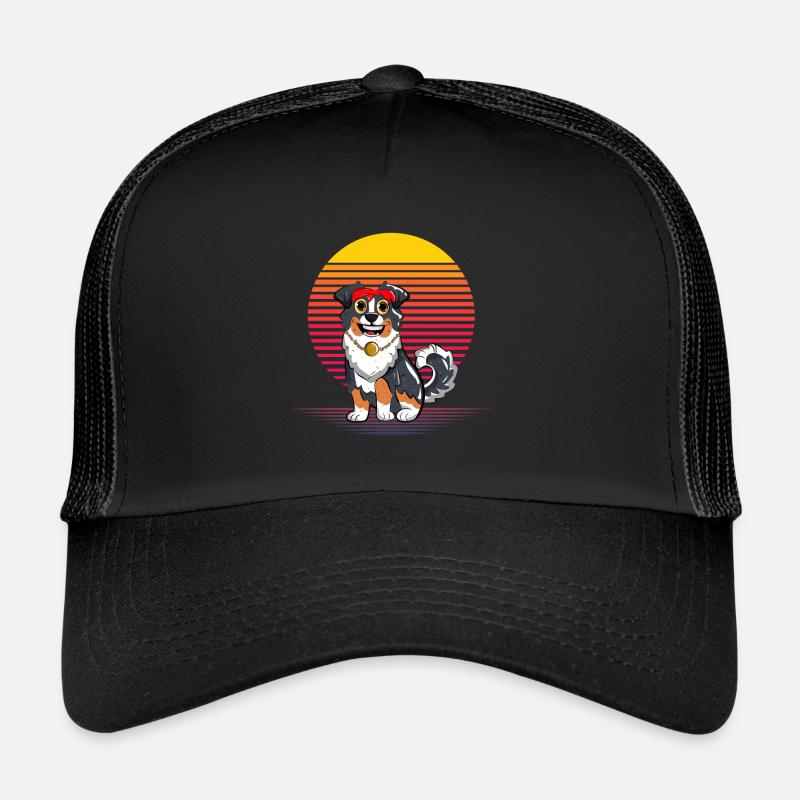 Australian Shepherd Vapor Trucker Cap