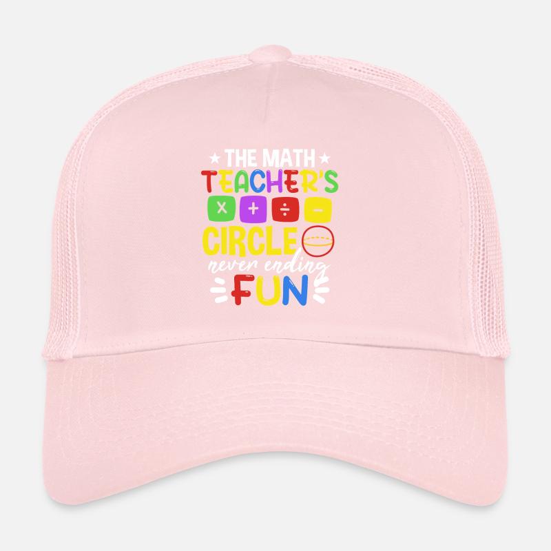 The Math Teacher Circle Trucker Cap